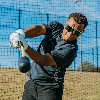 Rope Bat - The Original Patented Rope Bat Swing Trainer w/ 3 Soft Training Balls – Baseball & Softball Swing Trainer, Training Tool, Batting Aid