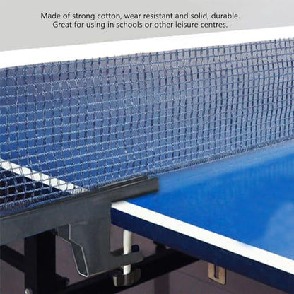 Retractable Table Tennis Net for Training Competition, Portable & Easy Setup Premium Replacement Table Tennis Net Posts Set with Strings for Schools Leisure Centers