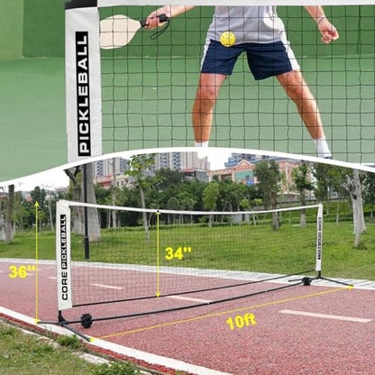 Ultimate Portable Pickleball Net System| Tournament-Grade| Adjustable | Indoor & Outdoor Pickleball Net| Premium & Durable Equipment (10ft Net)