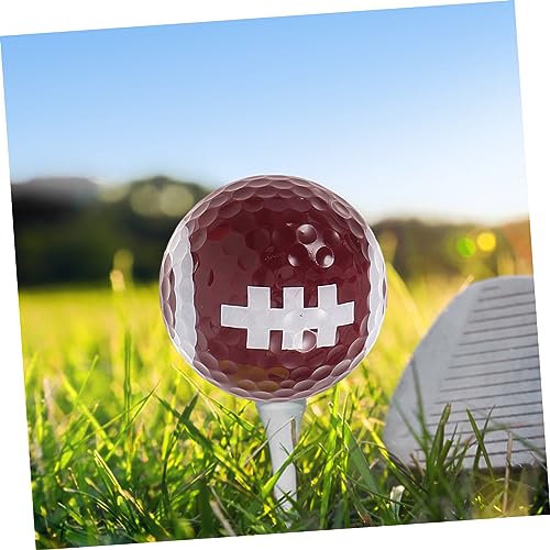 UKCOCO Golf Practice Balls Rubber Training Balls for Golfers Sports Design Resistant to Wear and Impact for Driving Range and Skill Improvement Random Color