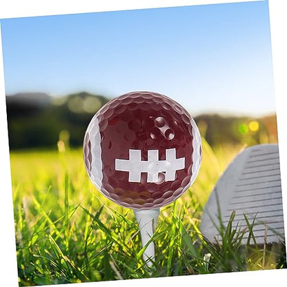 UKCOCO Golf Practice Balls Rubber Training Balls for Golfers Sports Design Resistant to Wear and Impact for Driving Range and Skill Improvement Random Color