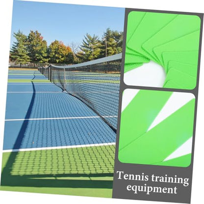Toyvian 6Pcs Court Lines Marker Kit Flexible Throw Down Markers for Tennis Basketball and More Weatherproof Outdoor Sports Field Setup