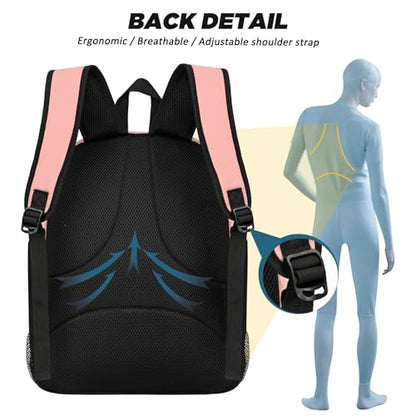 Goloni Soccer Bag, Basketball Bag with Ball Compartment & Shoe Compartment,Large Soccer Backpack for Basketball,Gym，Football - color: Meat meal