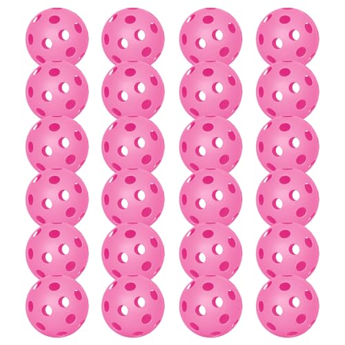6 Pack Sports Outdoor Pickleballs - 40 Pickleball Balls - USA Pickleball Balls (USAPA) Approved - Official US Open Ball - color: Pink, style: 24 - Pack