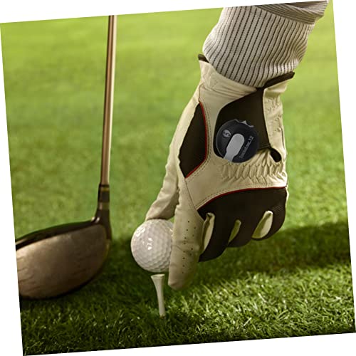 INOOMP Golf Scoring Device High Precision Counter Clip for Golfing Material Score Tracker Battery Easy Reset Golf Score Counter White