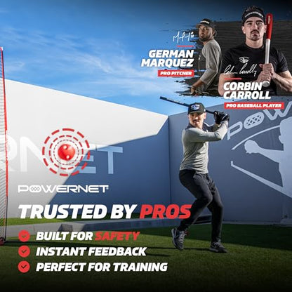 PowerNet Micro Crusher Training Baseballs, Baseball Hitting Trainer for Improved Speed, Power & Coordination, Batting Practice Baseballs