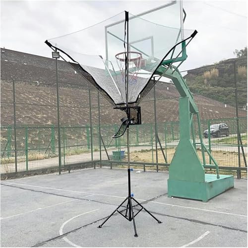 Basketball Hoop Returner Return Attachment Ball Floor Standing Aid Metal - Shooting Trainer Time Saving