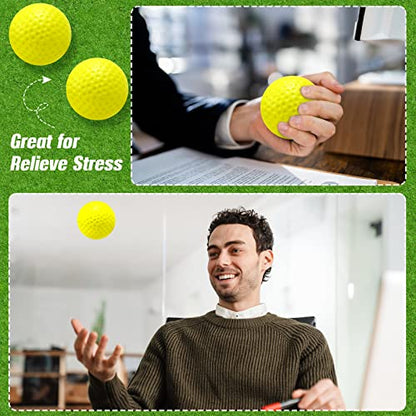 Libima Mini Golf Stress Ball Bulk Foam Practice Balls Stress Relief Sports Ball Training for Golf Birthday Party Favors Carnival Classroom Reward Indoor Outdoor