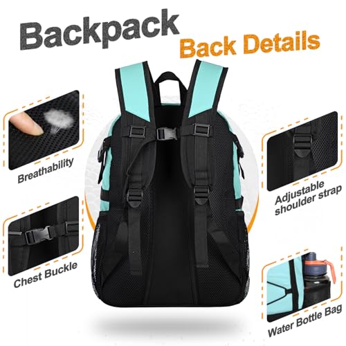 Goloni Soccer Backpack,Basketball Backpack with Ball Compartment & Shoe Compartment,Backpack for Basketball,Soccer