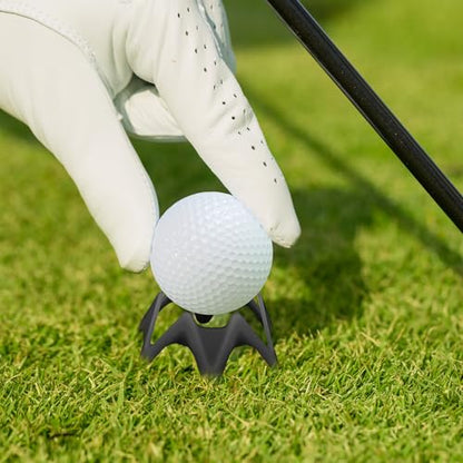 PEUTIER 15pcs Plastic Golf Tees, Small Practice Golf Tees Indoor Golf Simulator Tees Winter Golf Tees for Mats Golf Training Accessories for Beginners Golfers