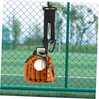 Toddmomy Baseball Gear Organizer with Water Bottle Holder and Fence Bag and Hanger for Outdoor Sports Equipment for Camping and Practice
