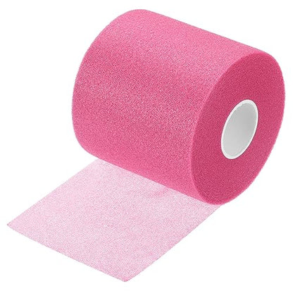 PATIKIL Badminton Grip Cushion Wrap PE Tennis Racket Grip Tape Backing Film Handle Anti Skid Cushion Accessories - color: Fuchsia