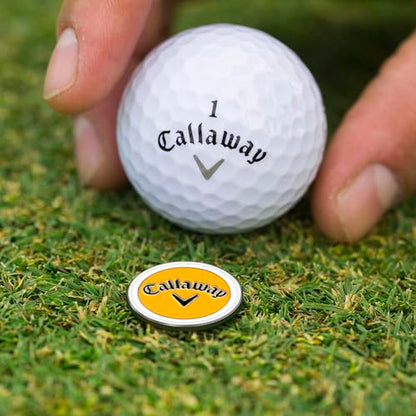 Callaway 4-in-1 Golf Divot Repair Tool - color: Black/Yellow