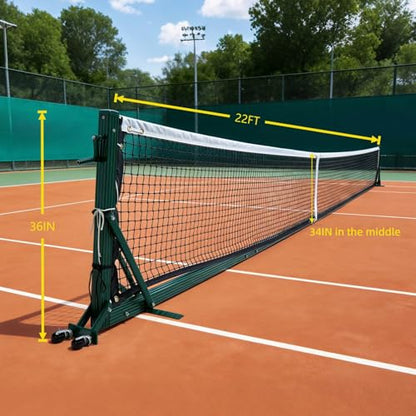 Pickleball Net Replacement 22ft x 3ft – Heavy Duty Official Tournament Size