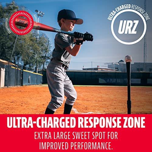 Franklin Sports Kids Teeball Bat - Venom + Barracuda Aluminum + Composite - USA Baseball Certified for Boys + Girls - Youth Metal Bat - Drop -10 to -13