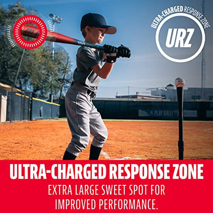 Franklin Sports Kids Teeball Bat - Venom + Barracuda Aluminum + Composite - USA Baseball Certified for Boys + Girls - Youth Metal Bat - Drop -10 to -13