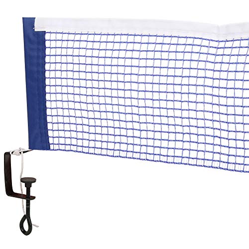Table Tennis Net Replacement with Fixing Bracket, PingPong Net for Any Table, Portable Tennis Table PingPong Practice Net Sports Replacement Accessories for Family