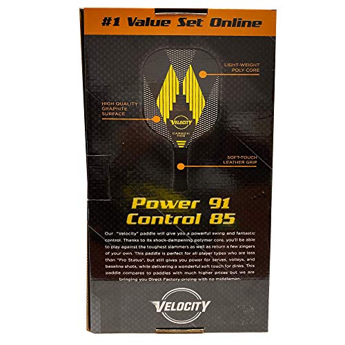 Velocity Carbon Graphite Paddle(s): Sizes: 1, 2 & 4 Paddle Sets.