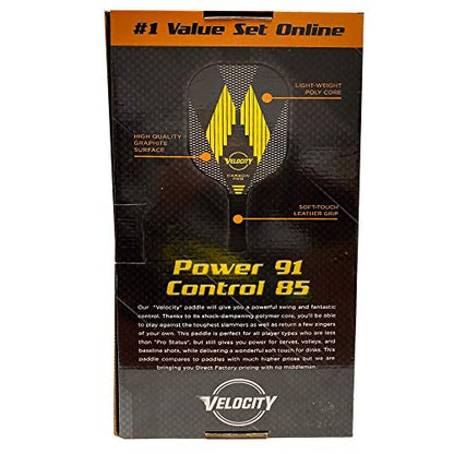 Velocity Carbon Graphite Paddle(s): Sizes: 1, 2 & 4 Paddle Sets.