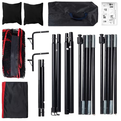 Football Kicking Cage & Practice Net - Portable Target System for Quarterback Passing Drills, Backyard Training Aid with Carry Bag - size: 3X6FT