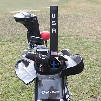 Golf Alignment Stick Cover Case Holder Hold at Least 3 Sticks - color: 1