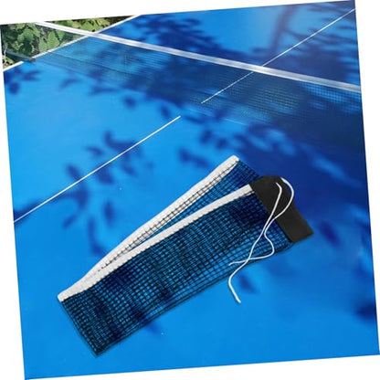POPETPOP Retractable Table Tennis Net with Dense Mesh for Ball Retention Easy Setup and Storage Portable Training and Suitable for Indoor and