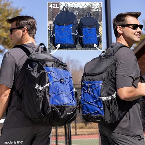 Athletico Pro 42L Pickler Pickleball Backpack (Blue) - color: Blue