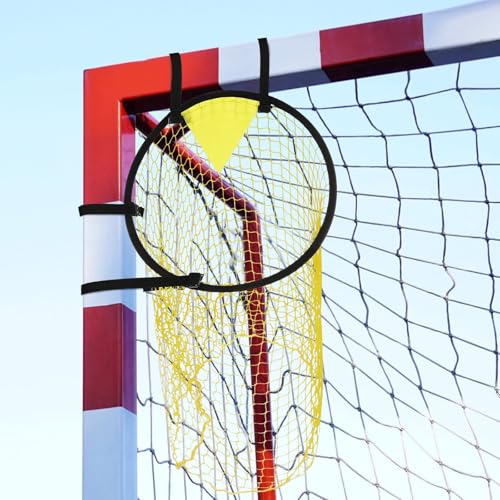 Soccer Target Net 2 Pcs, Polyester Sports Training Nets for Football Practice, Ground Mountable Goal Post for Shooting Accuracy Drills and Fitness Exercises