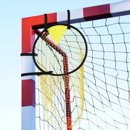 Soccer Target Net 2 Pcs, Polyester Sports Training Nets for Football Practice, Ground Mountable Goal Post for Shooting Accuracy Drills and Fitness Exercises
