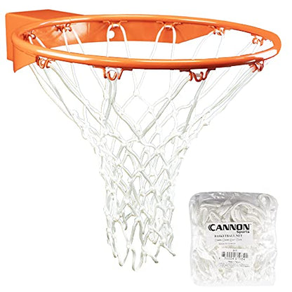 Cannon Sports White Basketball Net Replacement for Outdoor/Indoor with Official 12 Loop