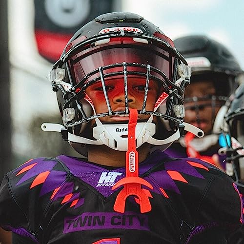 Battle Sports Speed Football Mouthguard with Strap - Oxygen Football Mouthguard Superior Airflow & Better Performance, Maximum Breathability - Beware of Dog/Black - color: Beware of Dog/Black