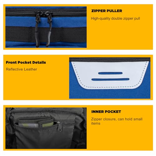 Goloni Basketball Backpack,Large Sports Bag with Ball Compartment & Shoe Compartment, Best for Basketball, Soccer - color: Beautiful Blue