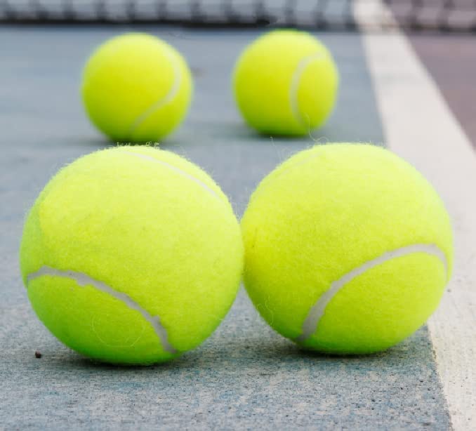 VIV Advanced Tennis Balls Bulk, 30/50/100+ Pack Practice Balls Pressure Bouncing 53in High Durable, Official Size Pet Dog Playing Ball, Good for Tennis Training Machine & Kids Play on All Courts