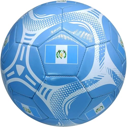 World Flag Country Guatemala Training Outdoor Soccer Ball Size 2 Futol Size (Size 2)