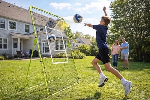 Adjustable Baseball Rebounder Net, 4x4.5 ft, Heavy Duty Bounce Back Net for Batting, Fielding, Pitching – 5 Angles, UV-Resistant, Easy Setup