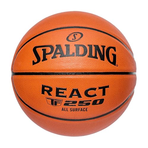 Spalding React TF250 Indoor-Outdoor Basketball - size: Size 5, 27.5"