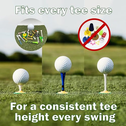 Tee Claw Golf Tee Holder, Golf Mat Tee, Golf Alignment String, Baseball Agility Training for Indoor and Outdoor, Made in the USA. - color: 10 Pack Yellow and Green