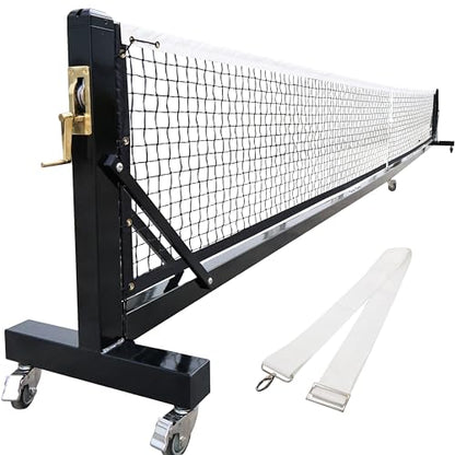 Seliyoo Pro Portable Pickleball Net System Portable Pickleball Net Outdoor,Heavy Duty Premium-Grade Brass Winder 22 FT Regulation Size Pickleball Court Equipment Indoor or Outdoors