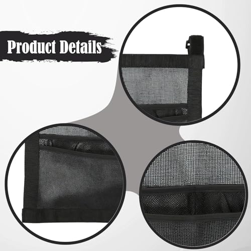 Ping Pong Storage Rack,Mesh Storage Bag Rackets Pocket Hanging Organizer Table Tennis Paddle Ball Holder for Entertainment