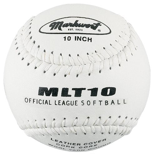 Markwort 10-Inch Softball Leather Cover/ Cork Core (Dozen)