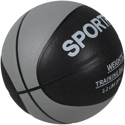 Basketball Weighted 1kg Auxiliary Heavy 2.2lbs Size 6 for Indoor and Outdoor Training, Training Heavy Basketball for Improving Dribbling, Passing Skills and Ball Control