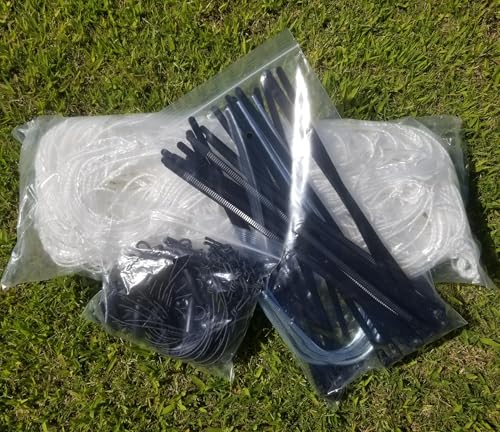 PASS Premier� 12 X 6 Ft. Youth Size Steel Soccer Goal. 2"" Diameter Strongest Steel Frame w/Durable 4mm Net, Ground Stakes, Elastic Clasp & Re-Usable Ties. 12x6 Ft. Practice Aid.