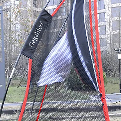 Gagalileo Football Kicking Cage for Quarterback - Passing&Punting Practice in Backyard Park Field Drills with Carrying Bag