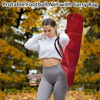 PGL Football Kicking Training Net – Durable Reinforced Equipment with Stable Frame 4×7FT - Improve Hitting Accuracy – Backyard Field Outdoor Practice Use