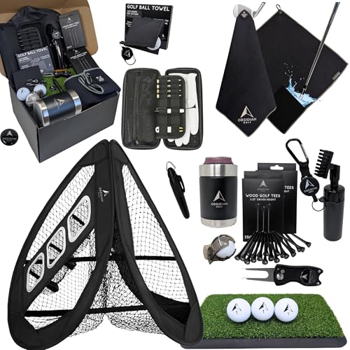 Go For It Golf Gift Box - Ultimate Golf Kit Essentials for Men & Women, Premium Golfing Accessories, Golfer Training Tools & Gear - style: Golf Gift Box