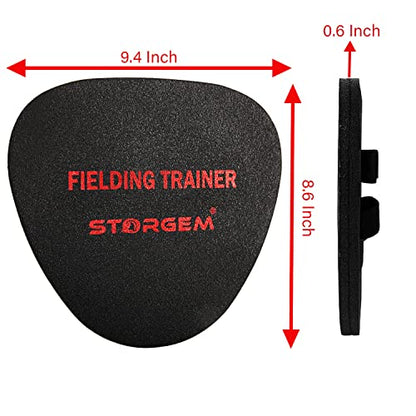 Storgem Softhands Baseball Fielding Trainer,Two-Hands Foam Mitts - style: 2 Packs