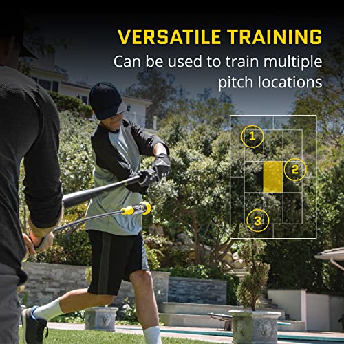 SKLZ Hitting Stick Batting Swing Trainer for Baseball and Softball, One-on-One Coaching Tool for Ball Contact, Hand-Eye Coordination, and Bat Speed - style: Baseball Swing Trainer