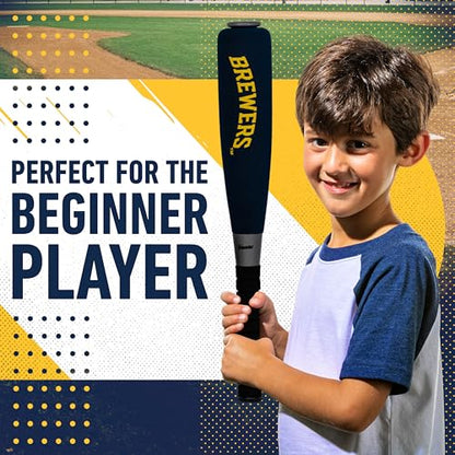Franklin Sports MLB Jumbo Foam Baseball Bat + Ball Sets - Kids Oversize Foam Baseball Bats + Soft Baseballs - Indoor + Outdoor Youth Baseball Toy - MLB Team Baseball Bat + Ball Sets