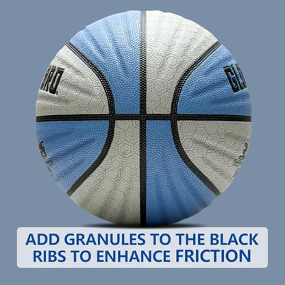 Weighted Basketball Non-Slip 28.5"/29.5", 2.2LBS/3LBS, Outdoor/Indoor Heavy Training Ball, Used to Increase Strength