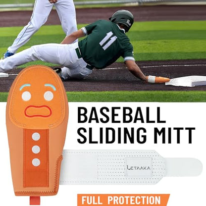 Sliding Mitt Youth - Sliding Mitt for Baseball & Softball, Kids Baseball Sliding Mitts for Full Hand Protection, Right or Left Hand Breathable Sliding Glove Gifts for Boys and Girls